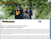 Tablet Screenshot of haliburton-tourism.com